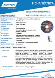 FT Disco de corte Quantum BHP-12