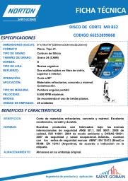 Ficha técnica MR832