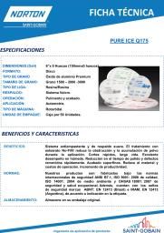 Ficha tecnica Discos Pure Ice Q175