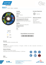 FICHA TÉCNICA - Flap Disc R801