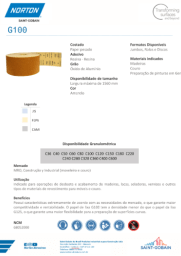 FICHA TÉCNICA - LIXAS G100