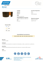 FICHA TÉCNICA - LIXAS R242