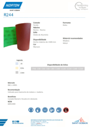 FICHA TÉCNICA - LIXAS R244