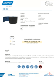 FICHA TÉCNICA - LIXAS R819