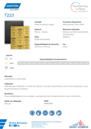 FICHA TÉCNICA - LIXAS T223
