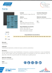FICHA TÉCNICA - LIXAS T419