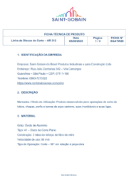 CAPA - FICHA TÉCNICA TW AR 312