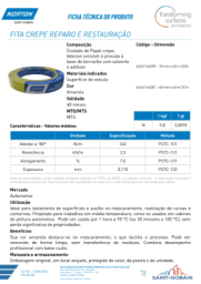 FICHA TÉCNICA - Fita Crepe Reparo e Restauração
