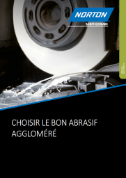 couverture brochure choisir le bon abrasif aggloméré