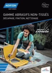 brochure gamme abrasifs non-tissés pour le DIY: décapage, finition, nettoyage