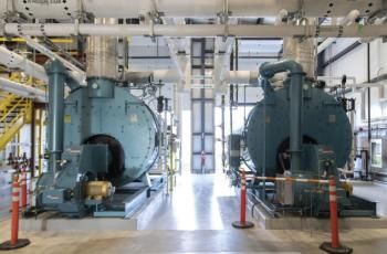 Secondary boilers for the Saint-Gobain powerhouse
