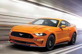 Orange Mustang