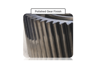 Polished gear finish