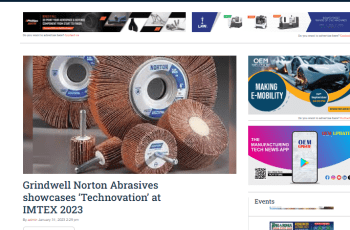 Grindwell Norton Abrasives showcases ‘Technovation’ at IMTEX 2023