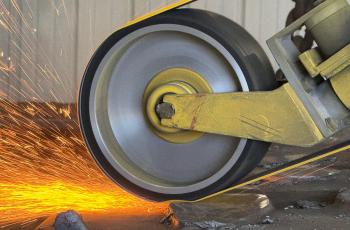 application image of belt grinding