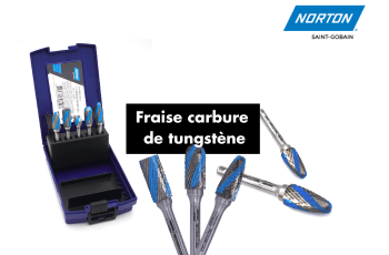 Fraise carbure Norton xtrem cut
