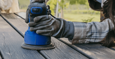 machine sanding