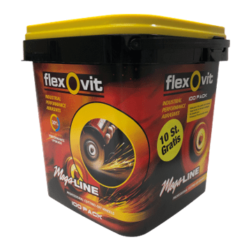 Flexovit Mega-Line Doorslijpschijven Tub 100+10