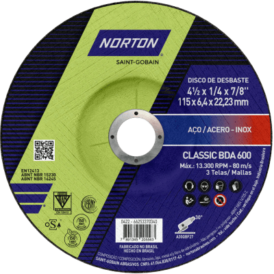 Disco Desbaste Fierro CLASSIC by Norton