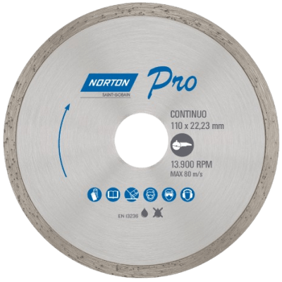 Disco Diamantado Continuo Pro Norton
