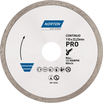 disco diamantado norton pro continuo