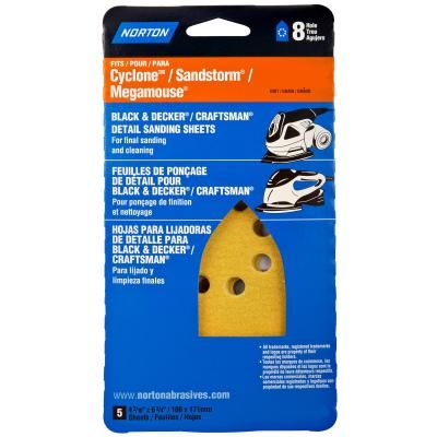 Norton MultiSand Small Area Sanding Sponge, Fine/Medium