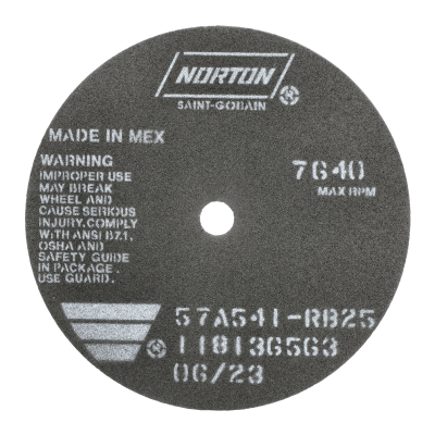 Norton BlueFire ZA ZA Type 01/41 Chop Saw Cut-Off Wheel | Norton