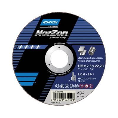 TW Angle Grinder Ultra Thin Cut-Off-Cast Iron Norton NORZON QUICK CUT