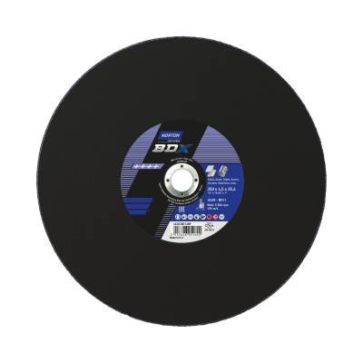 66252831489 Flat cutting off wheel Norton BDX STEEL BDX METAL 356x4.5x25.4