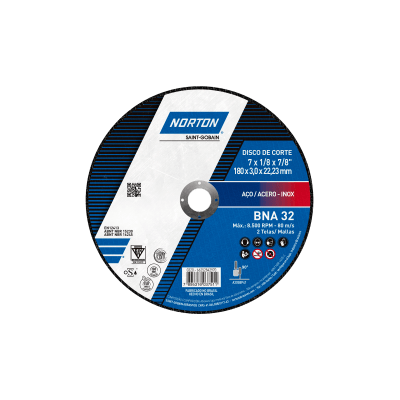 66252842970 - DC NORTON BNA 32 - 180 x 3,0 x 22,23 mm - RÓTULO 179 mm - 510157704 - 0321 (ANG 1)