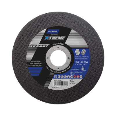 66252920341 DISCO CORTE X-TREME 125X1.0X22.23 CX25IM (ANG 1)
