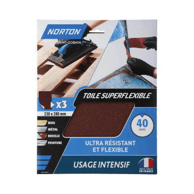 Standard Sheets Norton-Expert HandSanding-230x280#40 X3