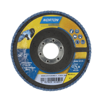 66623328960 Flap Discs Norton-Bati Brico Service-115x22#60