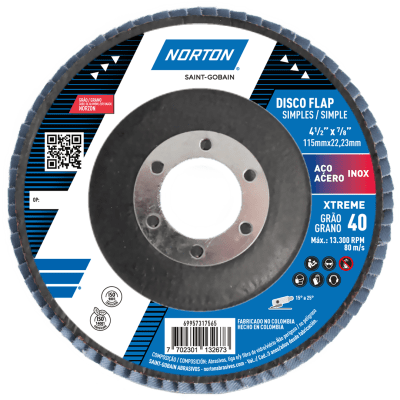 69957317564 DISCO FLAP XTREM  115X22 GR.040