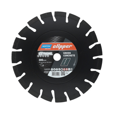 70184602877 Blades Norton Clipper-EXTREME GREEN CONCRETE-300-14x3