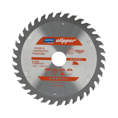 70184608082 TCT SAW Blades Norton Clipper WF.130.20.Z36.1 130x2.6/1.6x20