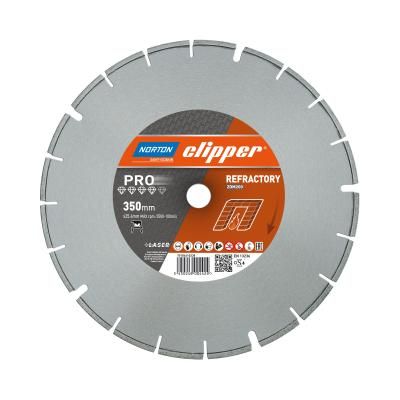 70184610238 Norton Clipper Pro ZDM200 Refractory 350mm Diamond Blade