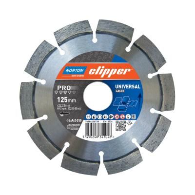70184624739 Norton Clipper Pro Universal Laser 125mm Diamond Blade