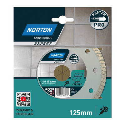 Norton Expert Stronger Pro Diamantscheibe für harte Fliesen  