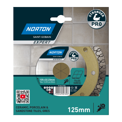 70184631884 Norton Expert Diamond Blade for Tiles 125mm