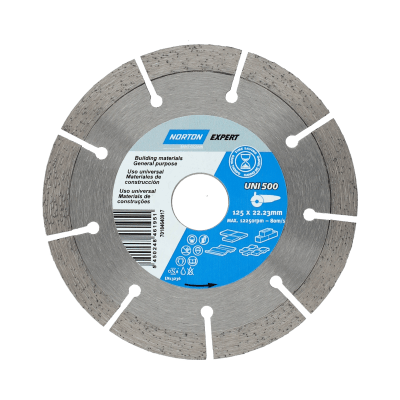 70184640917 Blades Norton NORTON EXPERT ESP UNI 500-125x22.23