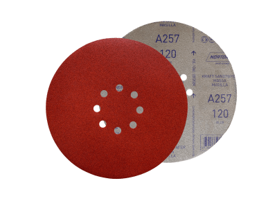 78072701519 - DISCO LIXA PLUMA MASSA A257 - 225X0X8 P0120 NORTON - 0323 (ANG 3)