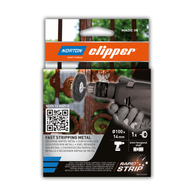 Clipper Drill Non-Woven Rapid Strip Wheel (Drill) – Metal