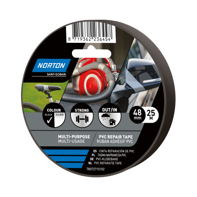 78072710102 Norton_PVC_48mmx25m_Black Tape