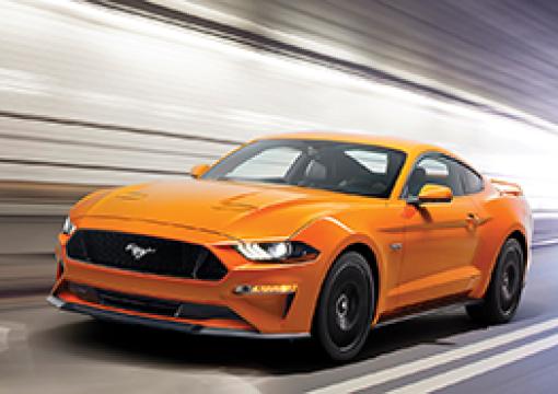 Orange Mustang