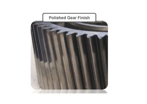 Polished gear finish