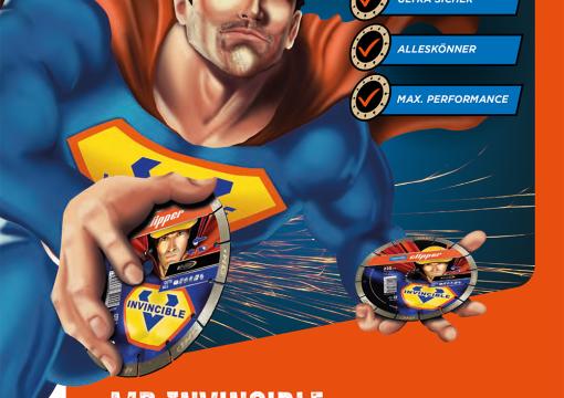 Mr. Invincible Diamantscheiben Cover