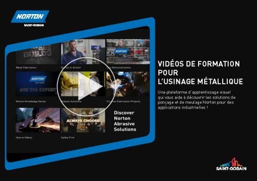 Vidéos de formation Norton en usinage métallique