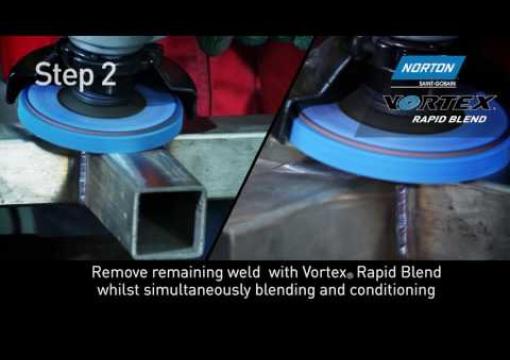 Weld Removal and Blending – 2 Step Process