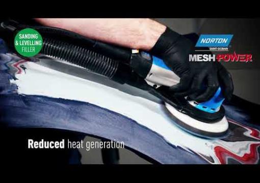 Norton MeshPower - Powerful Dust Extraction for Professional Car Paint Repair